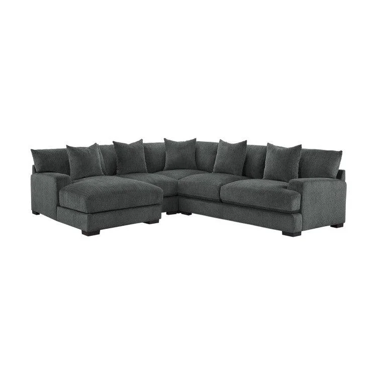 Homelegance Worchester (4)4-Piece Modular Sectional with Left Chaise