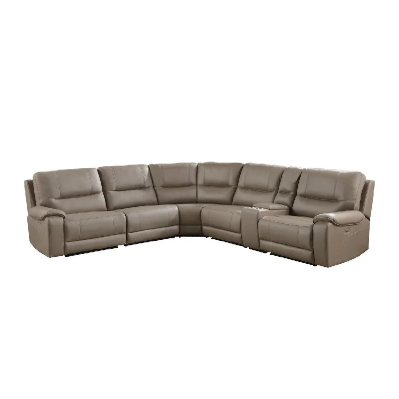 Homelegance Legrande (6)6-Piece Modular Power Reclining Sectional with Power Headrests