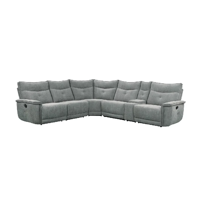 Homelegance Tesoro (6)6-Piece Modular Reclining Sectional