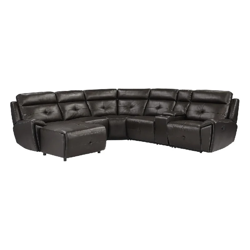 Homelegance Avenue (6)6-Piece Modular Reclining Sectional with Left Chaise