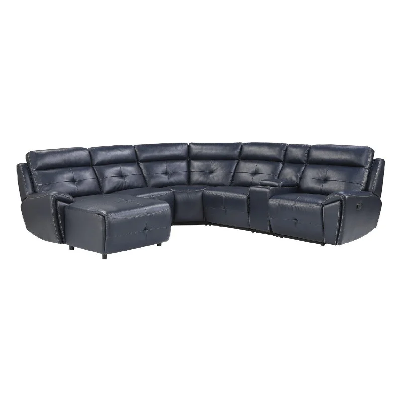 Homelegance Avenue (6)6-Piece Modular Reclining Sectional with Left Chaise