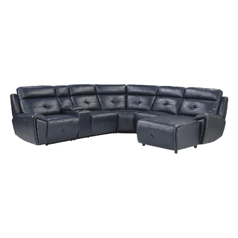 Homelegance Avenue (6)6-Piece Modular Reclining Sectional with Right Chaise