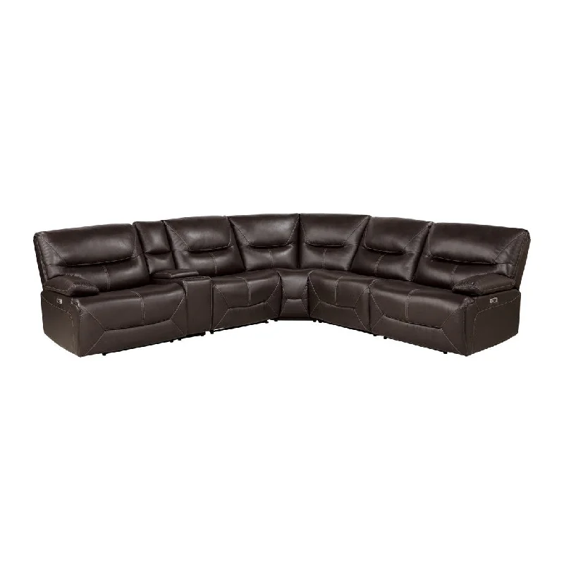 Homelegance Dyersburg (6)6-Piece Power Reclining Sectional