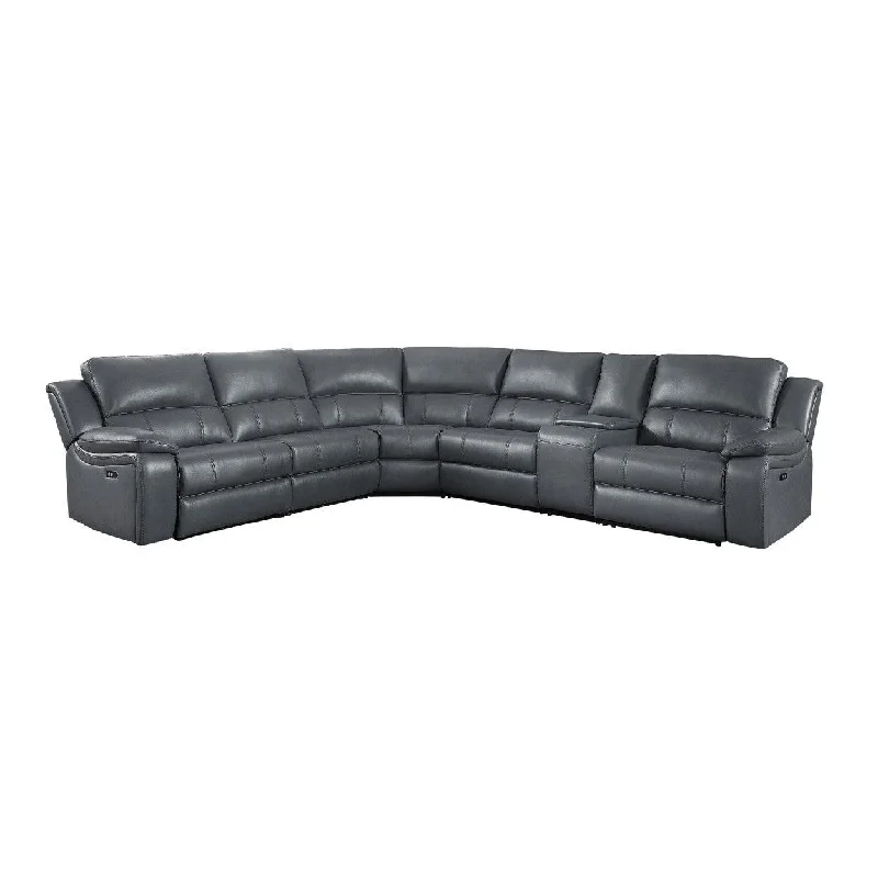 Homelegance Falun (6)6-Piece Modular Power Reclining Sectional