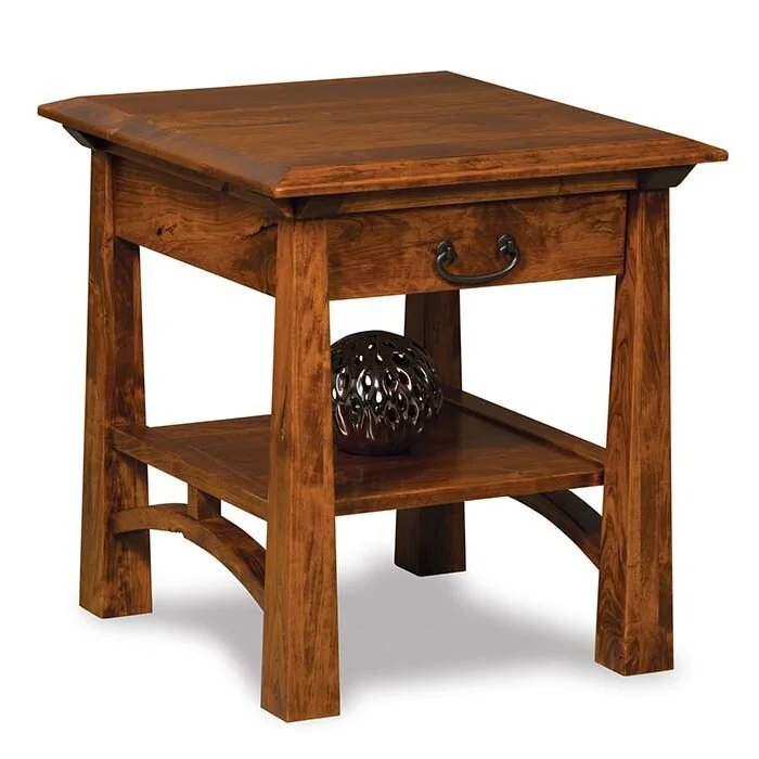 Artesa Amish End Table with Drawers