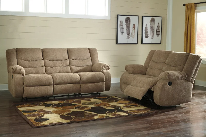 Tulen Mocha Sofa and Loveseat