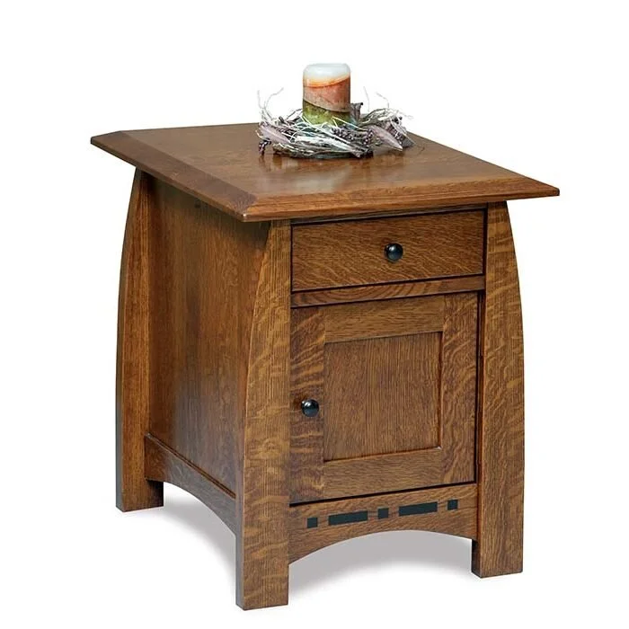 Boulder Creek Amish End Table Enclosed