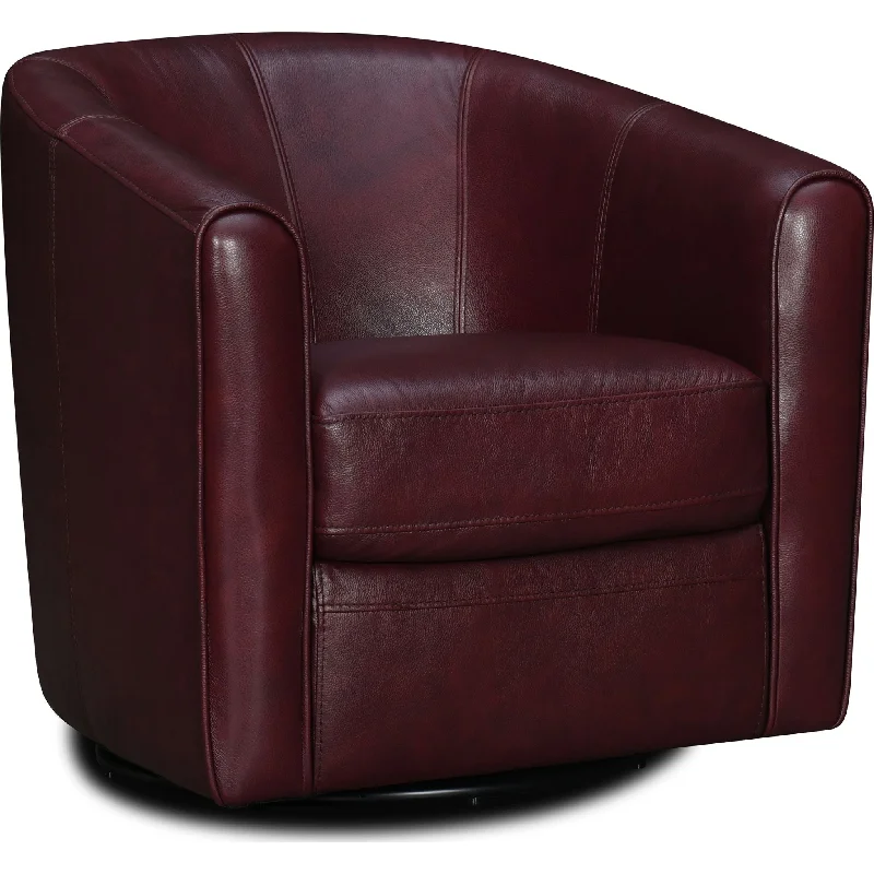 Brave Accent Chair - Classico Burgundy