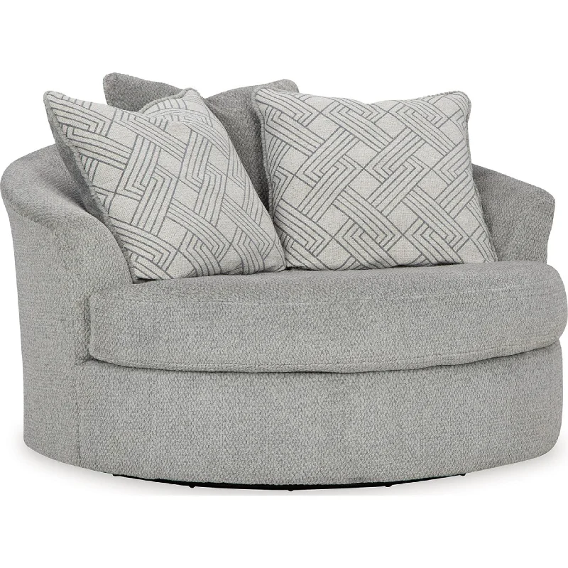 Casselbury Swivel Chair - Cement