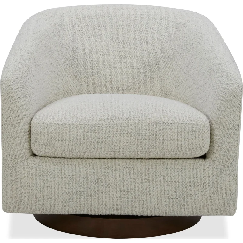 Celeste Swivel Chair - Merino Pearl