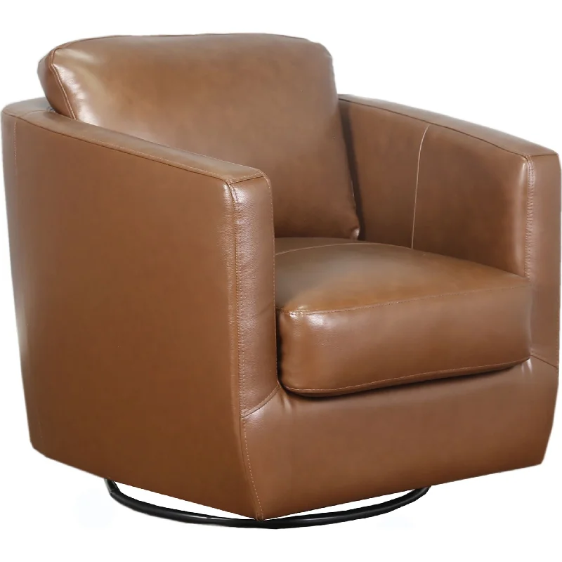 Darrian Swivel Chair - Brown