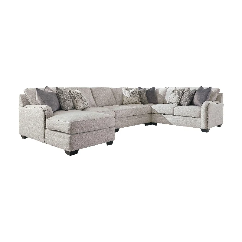 Benchcraft® Dellara 5-Piece Sectional With Chaise