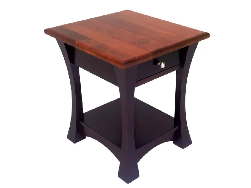 Elmo Amish Solid Wood End Table