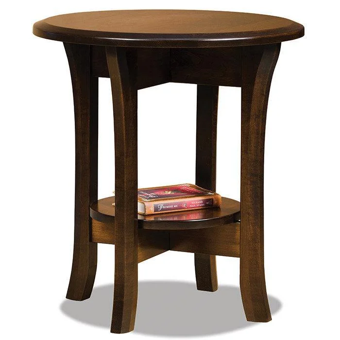 Ensenada Amish Round End Table