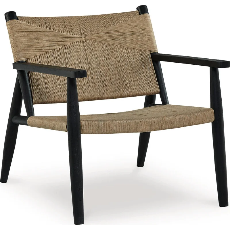 Halfmore Accent Chair - Black/Natural