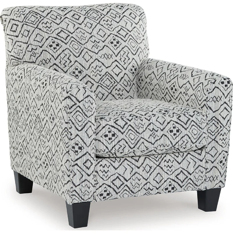 Hayesdale Accent Chair - Black/Cream