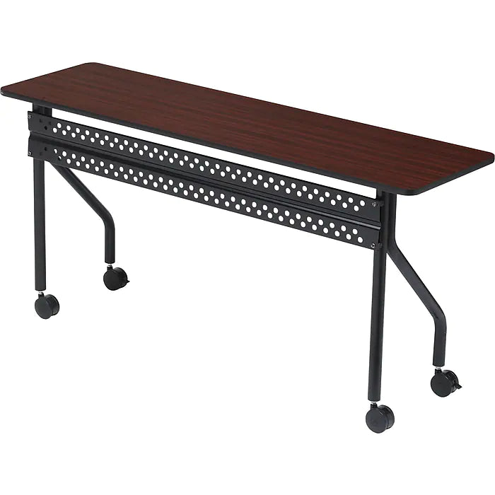 Iceberg OfficeWorks Mobile Training Table 72x18, Mahogany - $150