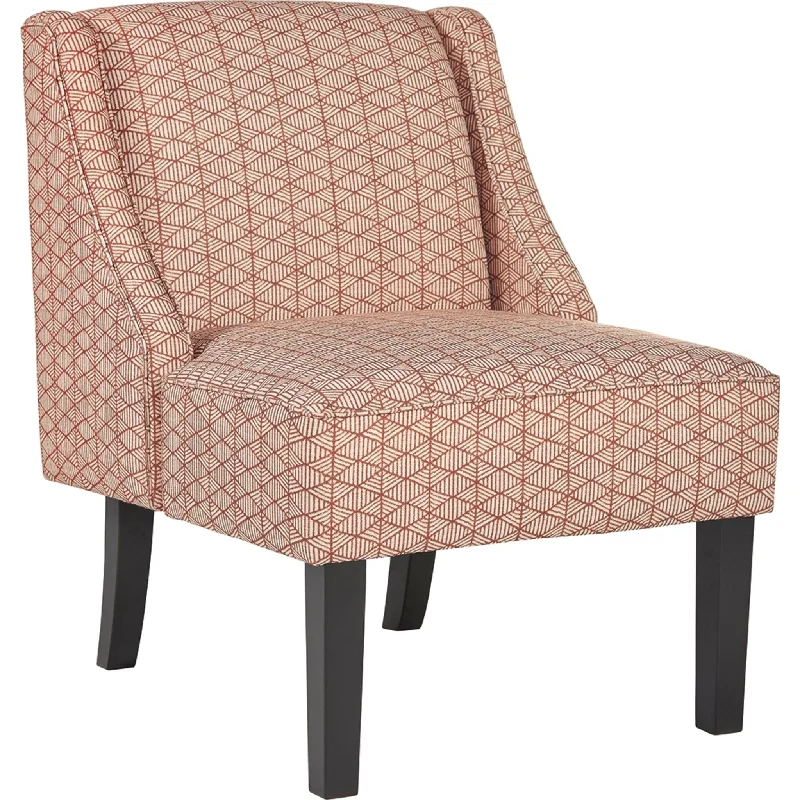 Janesley Accent Chair - Orange/Cream