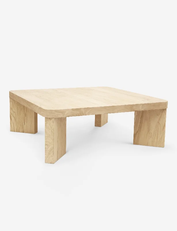 Kearns Square Burl Wood Coffee Table