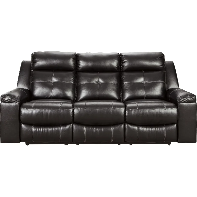 Kempten Reclining Sofa - Black