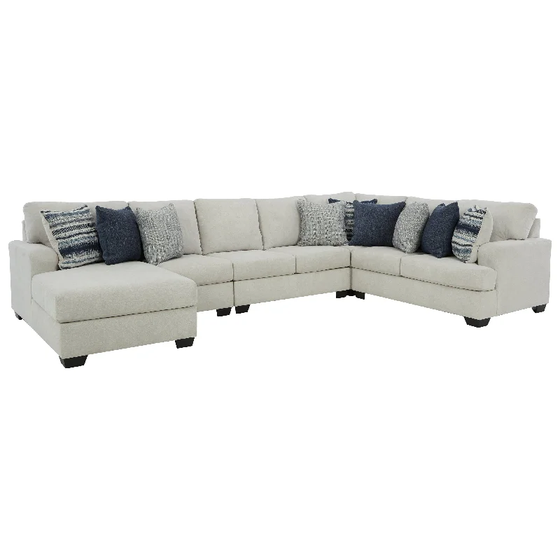 Benchcraft® Lowder 5-Piece Sectional With Chaise