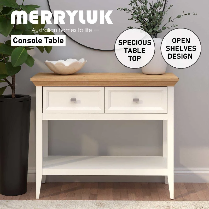 MerryLuk Coogee Entryway Table with Drawers