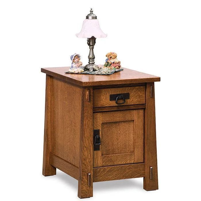 Modesto Amish End Table Enclosed