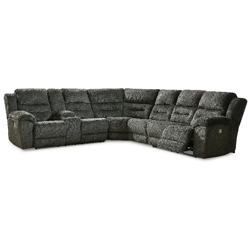 Signature Design by Ashley® Nettington 4-Piece Power Reclining Sectional