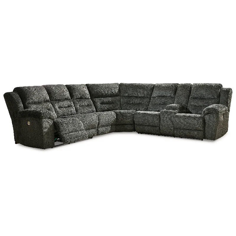 Signature Design by Ashley® Nettington 4-Piece Power Reclining Sectional