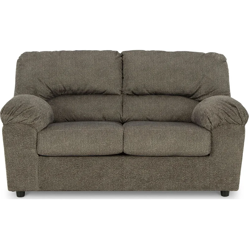 Norlou Loveseat - Flannel