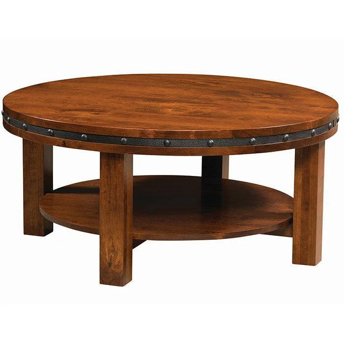 Pasadena Amish Round Coffee Table