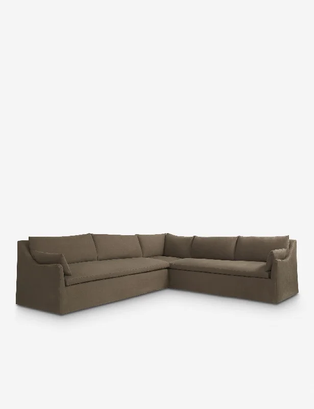 Portola Slipcover Corner Sectional Sofa