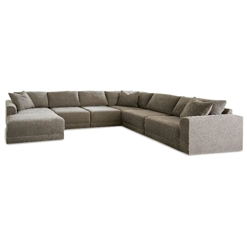 Benchcraft® Raeanna 6-Piece Sectional with Chaise