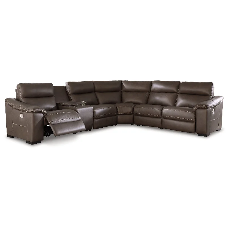 Signature Design by Ashley® Salvatore 6-Piece Power Reclining Sectional