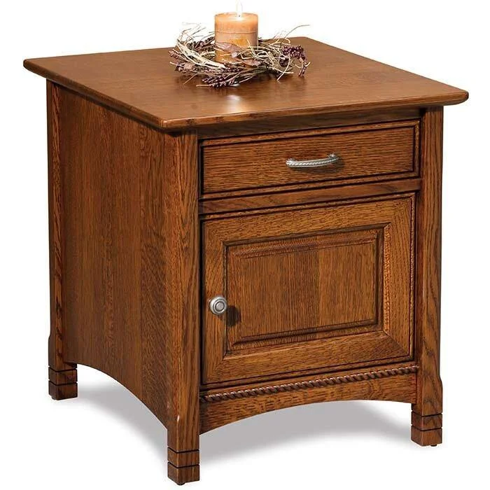 West Lake Amish End Table Enclosed