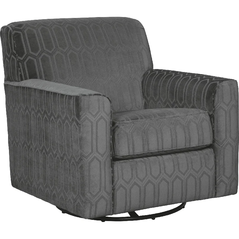 Zarina Swivel Chair - Graphite