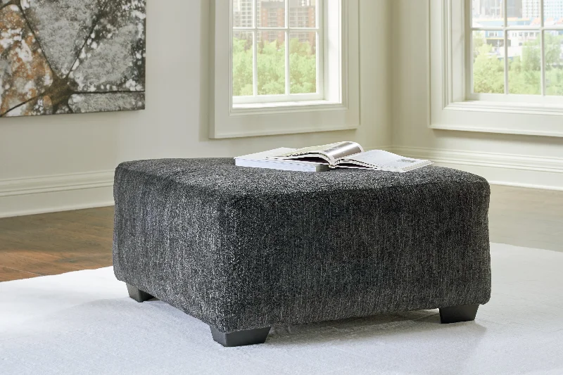 Biddeford Ebony Oversized Accent Ottoman