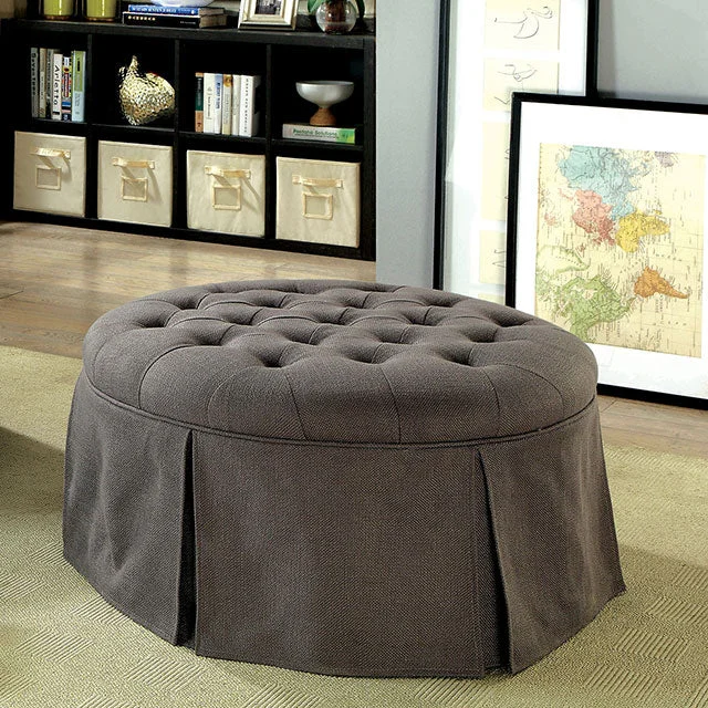 Claes Round Ottoman