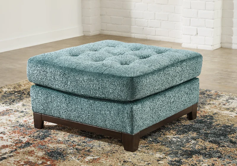 Laylabrook Teal Oversized Accent Ottoman