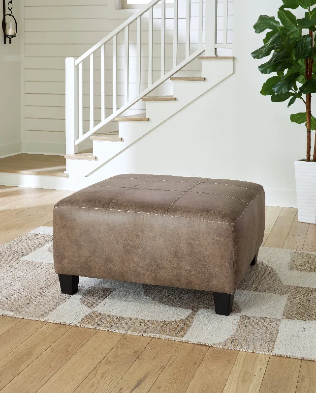 Navi Fossil Oversized Accent Ottoman