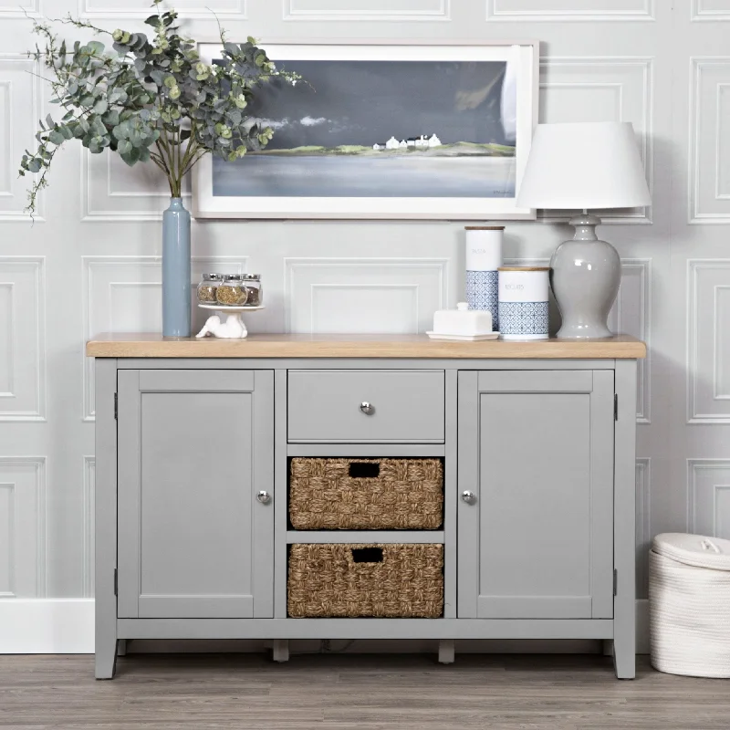 Loxhill Grey Large Sideboard