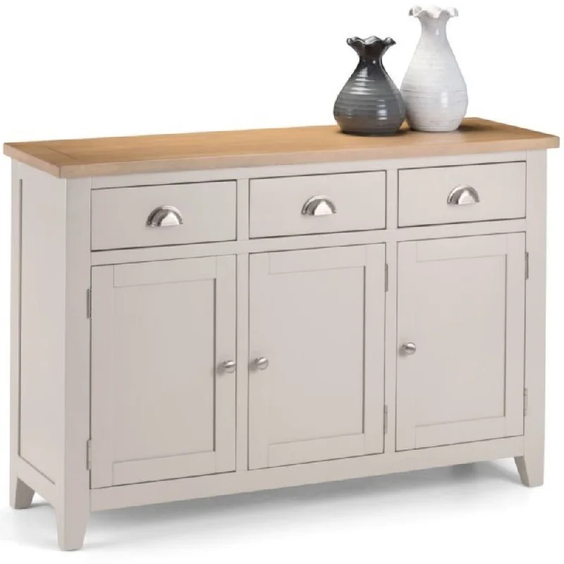 Richmond Elephant Grey 3 Door Sideboard