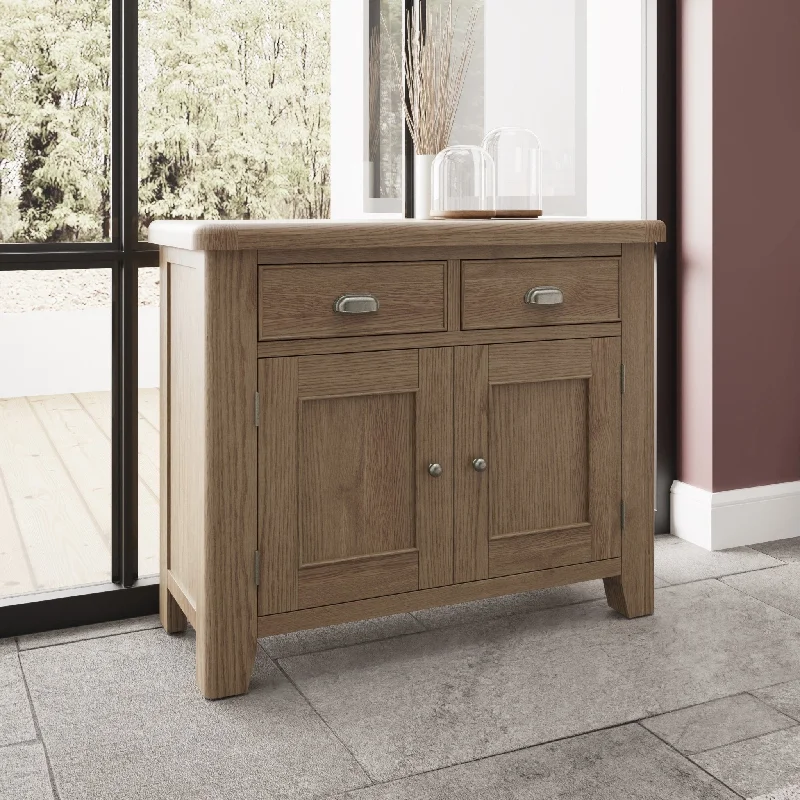 Rusper Oak 2 Door 2 Drawer Small Sideboard