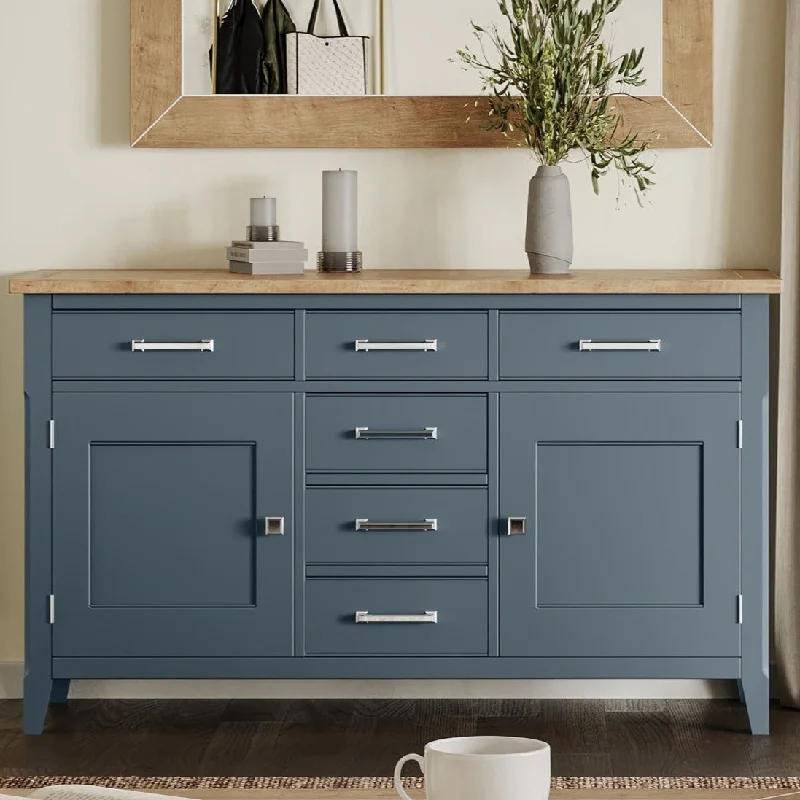 Signature Blue Large Sideboard