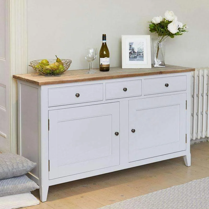 Signature Grey Large Sideboard