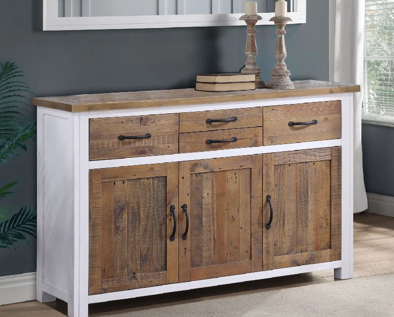 Splash of White 3 Door Sideboard