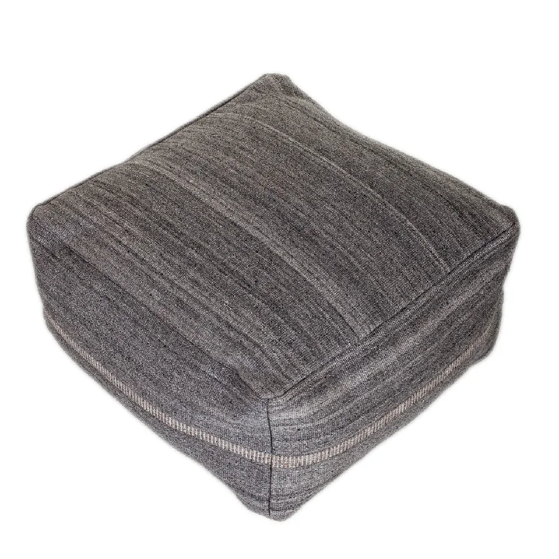 Steel Grey Stylish Pouf