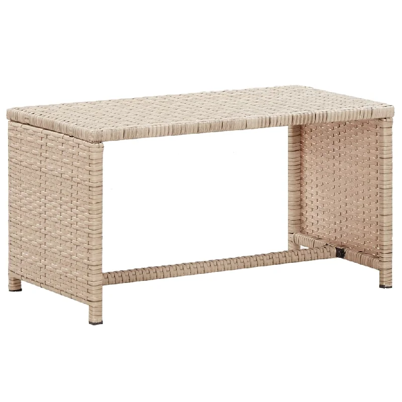 Coffee Table End Table Lounge Sofa Table Outdoor Furniture Poly Rattan