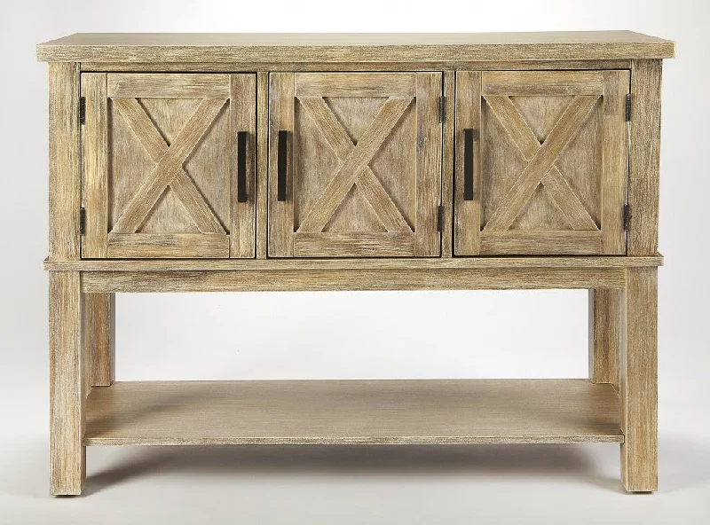 Rustic Natural Urban Gray Buffet Cabinet